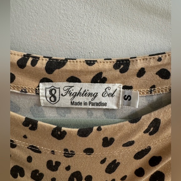 RARE Fighting Eel Dress, Leopard print, Size Small - Picture 3 of 4